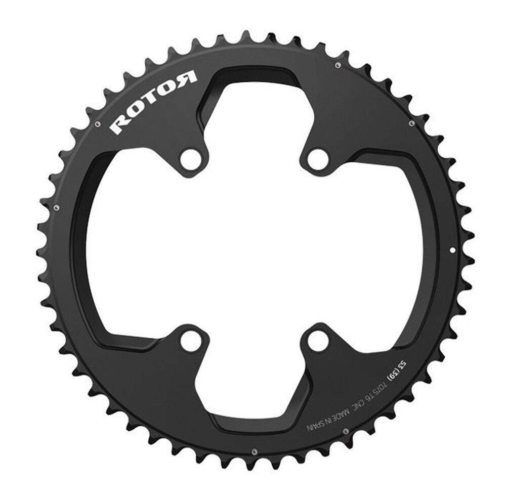 Rotor Chainring Round Bcd110x4 53T(39) Outer Black