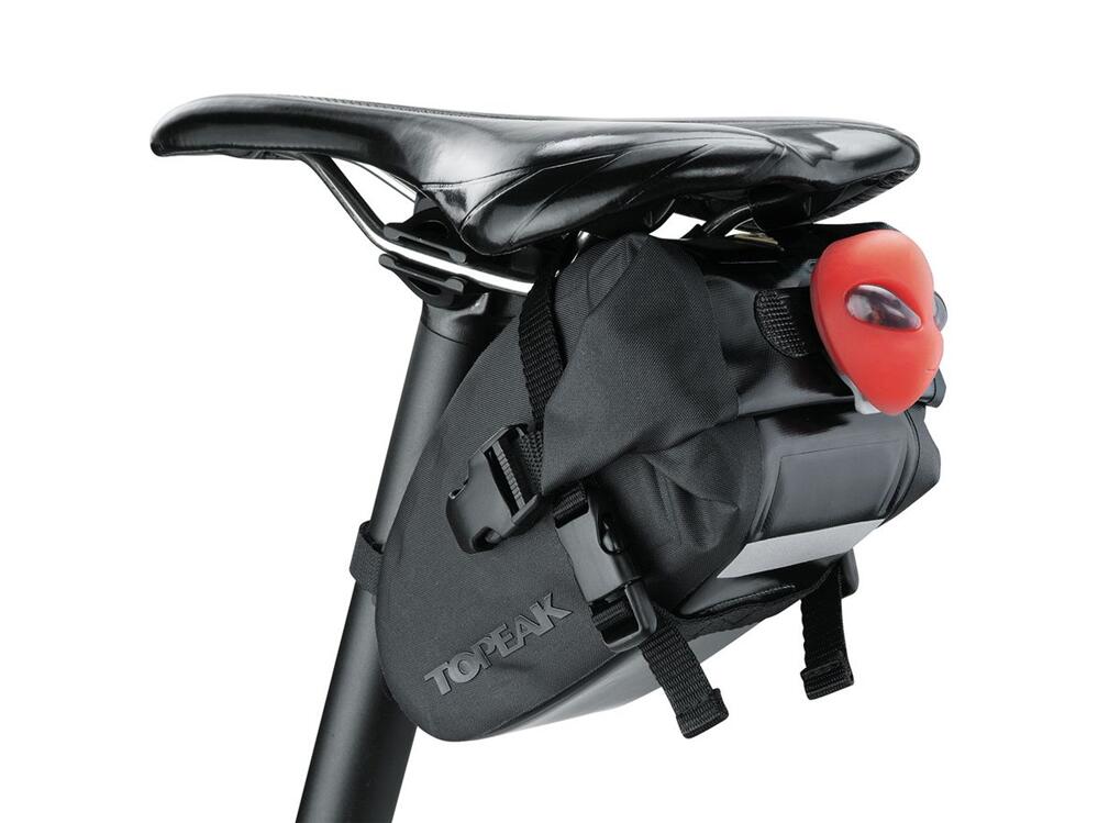 Topeak Saddle Pack Weatherproof Wedge Drybag Strap-On Small