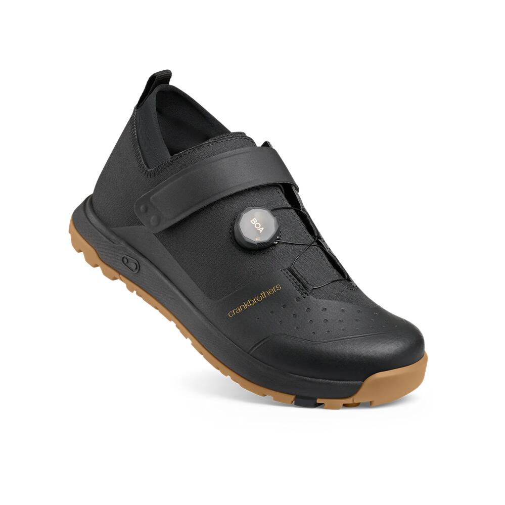 Crankbrothers Shoes Mallet Trail Boa Black / Gold Gum Outsole