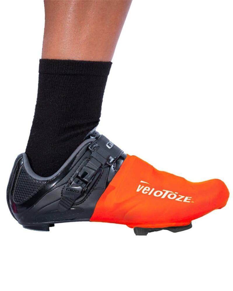 Velotoze Toe Covers Viz- Orange One Size