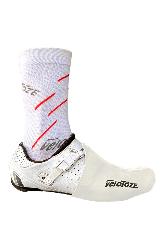 Velotoze Toe Covers Silicone- White One Size
