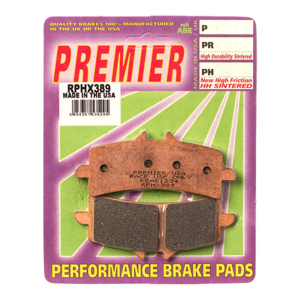 Premier Brake Pads Rphx389 Racing Sint Bronze/Tungsten/Moly