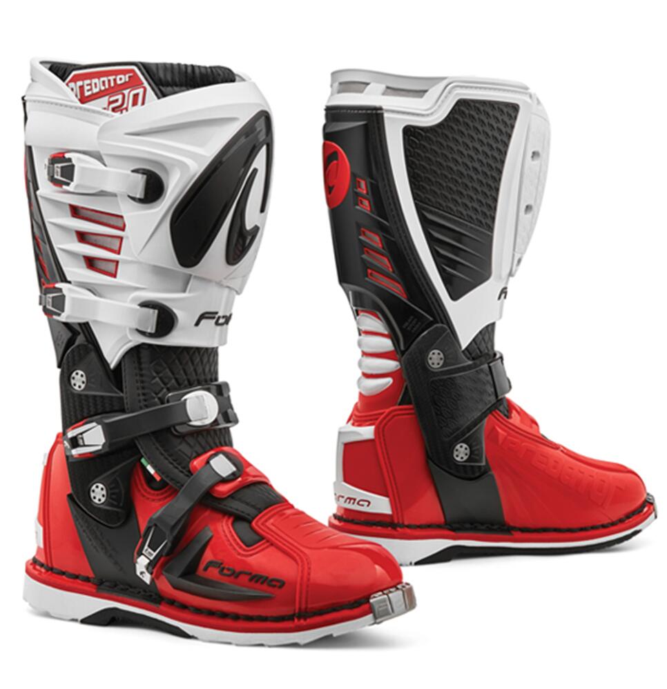 Forma Predator 2.0 - Mx Premium Boots Black/White/Red