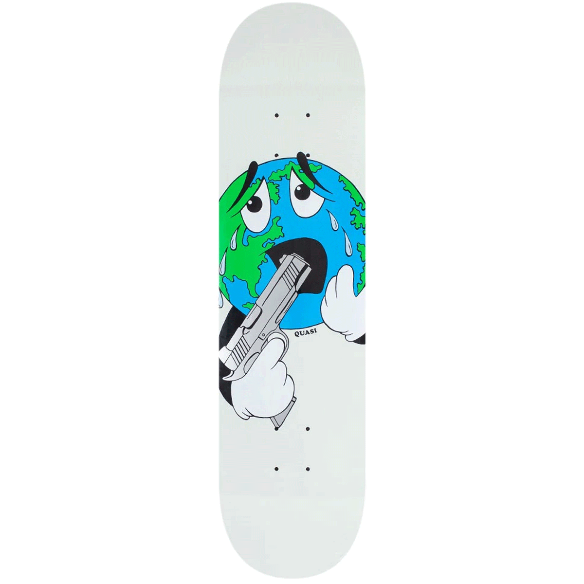 Deck World 1 White 8.375 - Skate