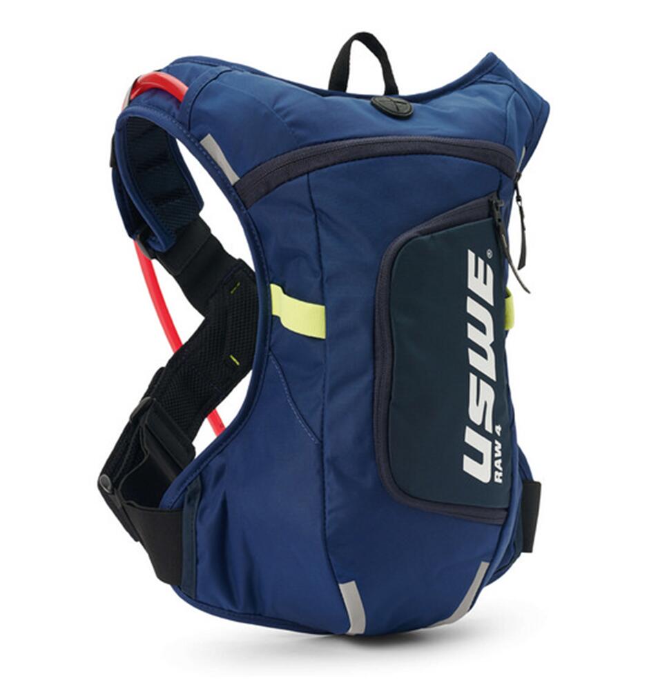 Uswe Raw 4L Dirt Biking Hydration Pack Factory Blu