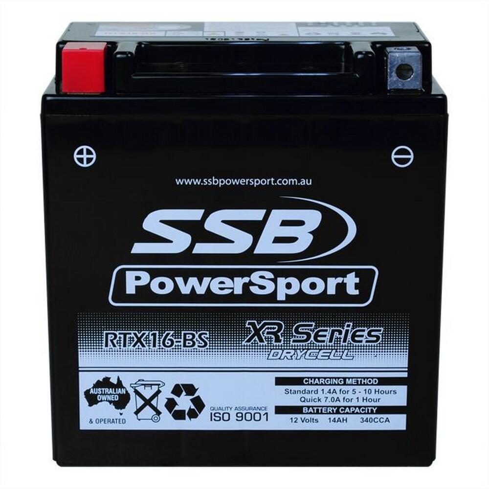 Super Start Batteries (Ytx16-Bs) Agm 12V 14Ah 340Cca By Ssb High Performance