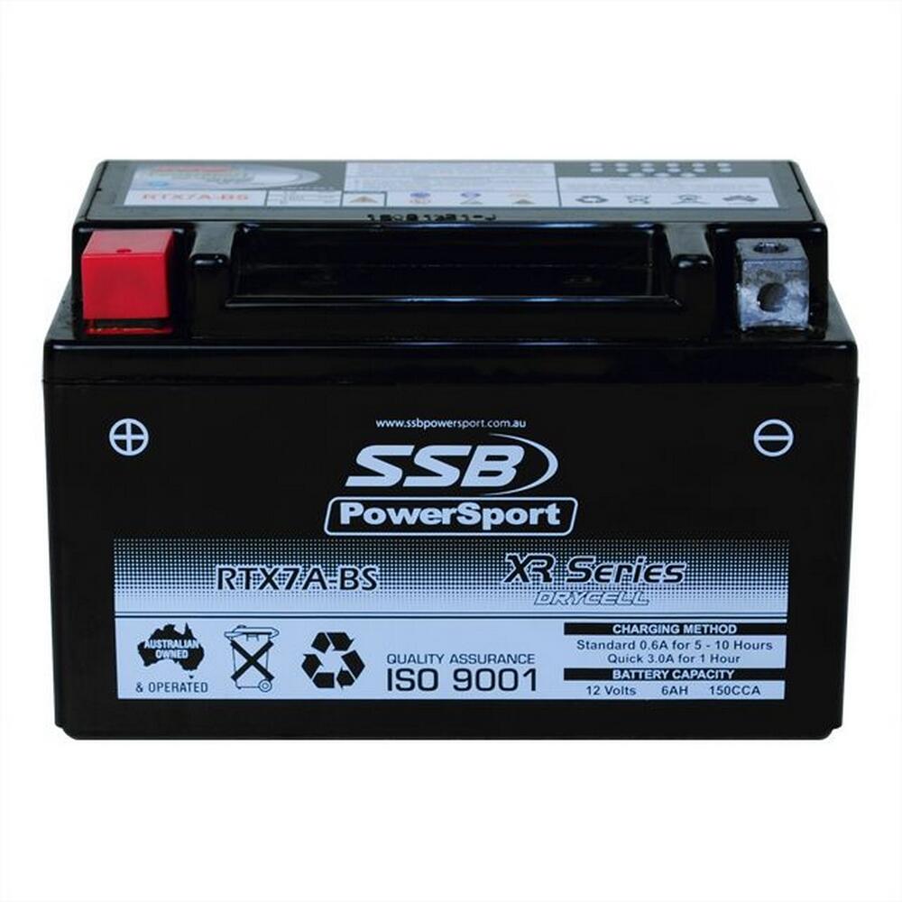 Super Start Batteries (Ytx7a-Bs) Agm 12V 6Ah 150Cca By Ssb High Performance