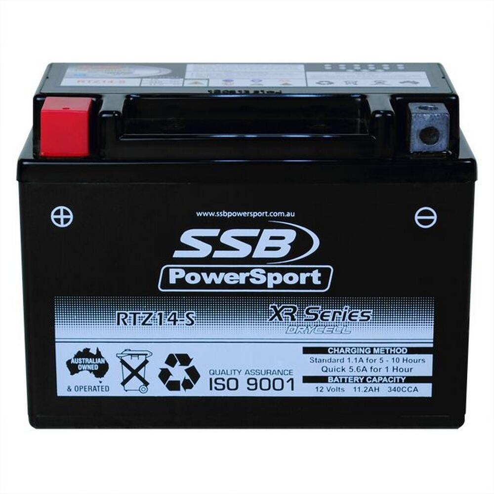 Super Start Batteries (Ytz14-S) Agm 12V 1.1Ah 340Cca Ssb High Performance