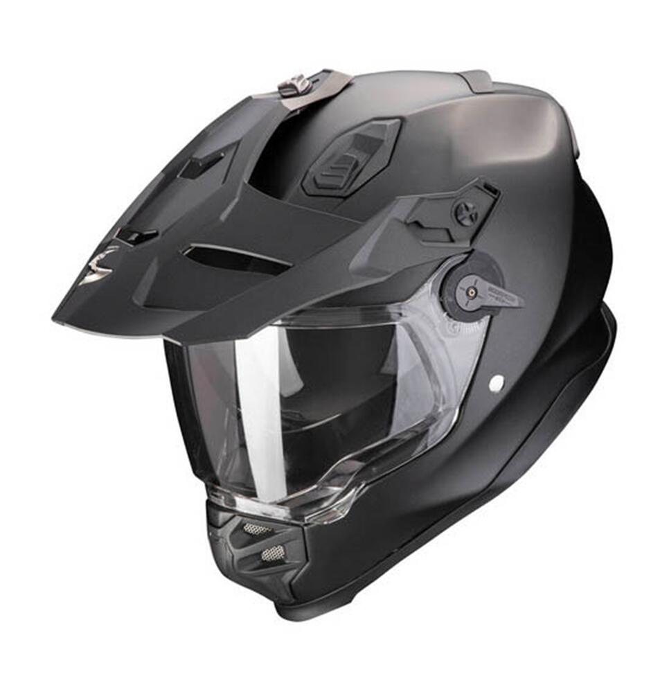 Scorpion Exo Adf-9000 Air Solid Helmet Matte Pearl Black