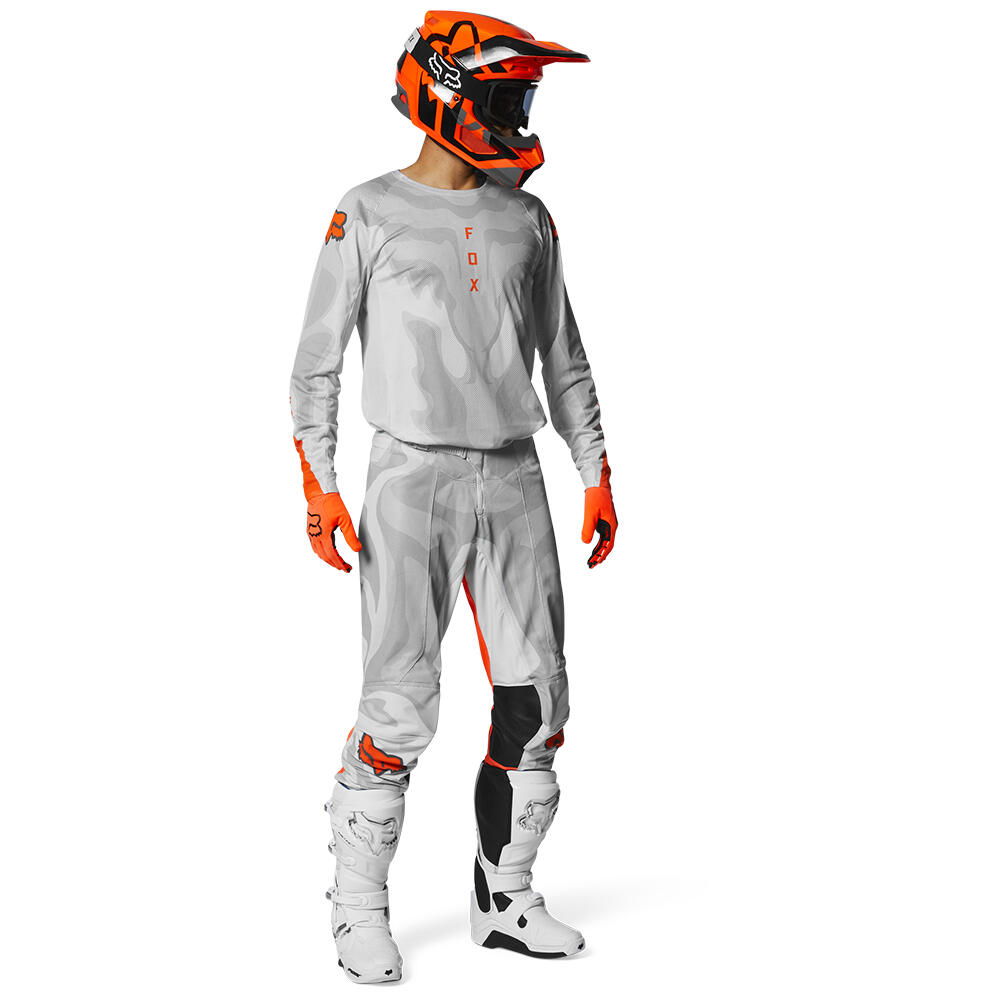 2022 Airline Exo Jersey And Pants [Grey/Orange] - Moto | Hyper Ride