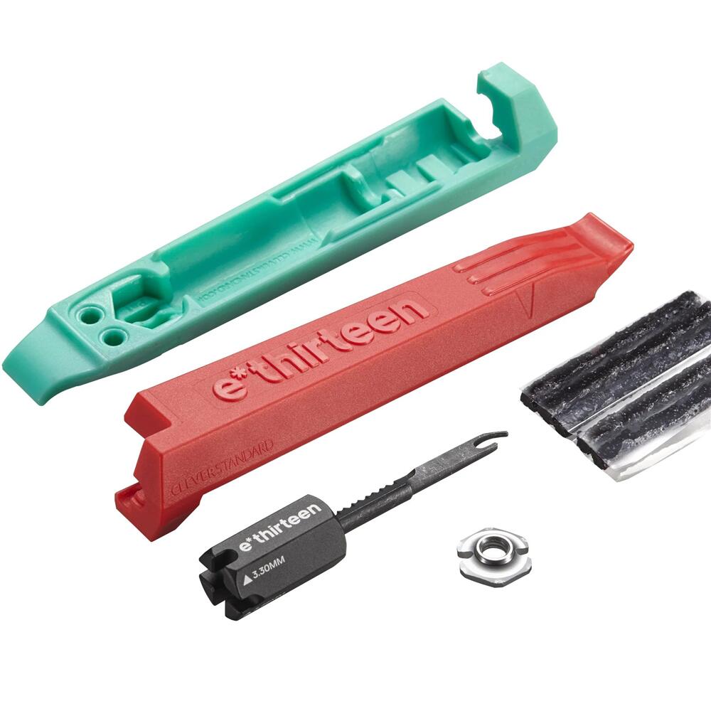 Thirteen Tire Lever & Plug Kit Red / Seafoam