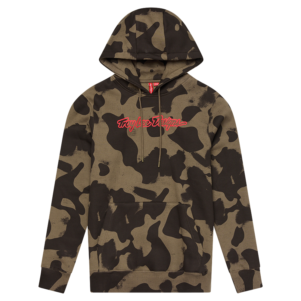 Troy Lee Designs Youth Pullover Signature Olive Camo