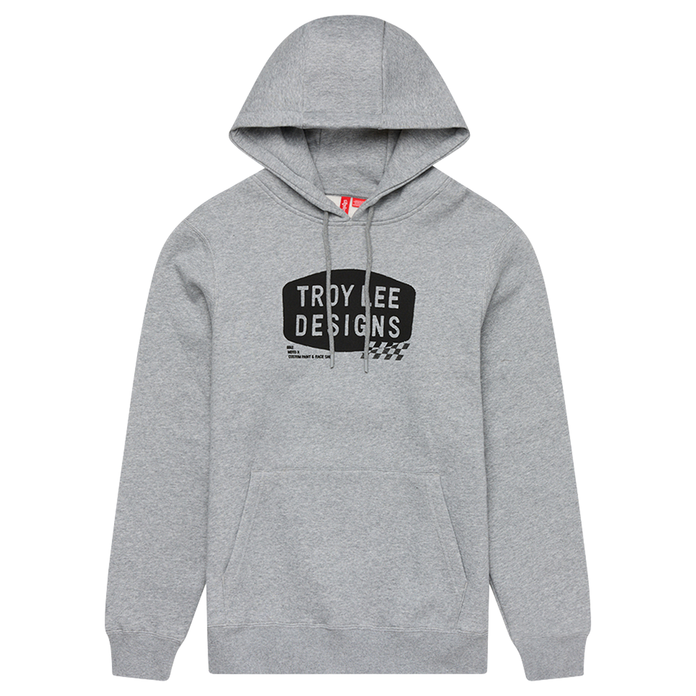 Troy Lee Designs Pullover Hoodie Stamp Gray Heather
