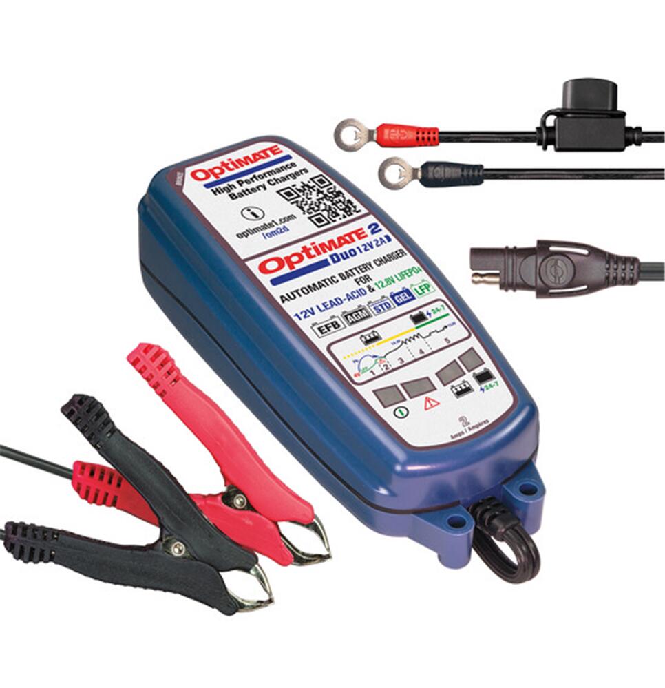 Optimate 2 Duo 12V/12.8V 2A (Au) Battery Charger