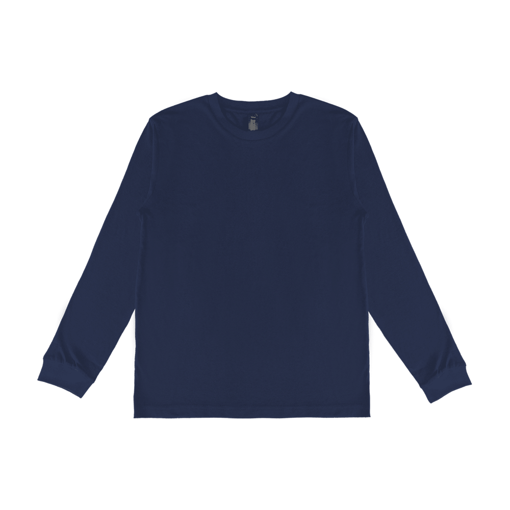 Urban Collab Uclt180Y Urban Collab Youth Long Sleeve Set Tee 180Gsm Navy