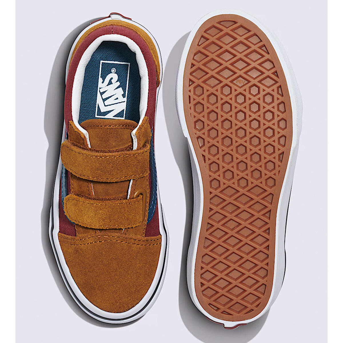 Old Skool V Color Block Multi/True White Color Block Footwear Hyper