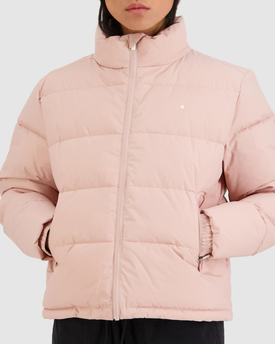 2021 Womens Track Puffer Jacket Dusky Pink Clothing Hyper Ride 5878