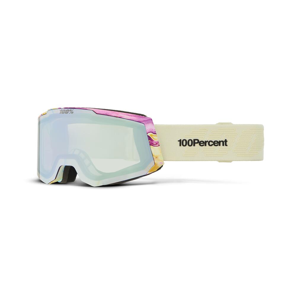 100% Snowcraft S Goggle Silencio - Hiper Smoke W/ Silver Flash Mirror