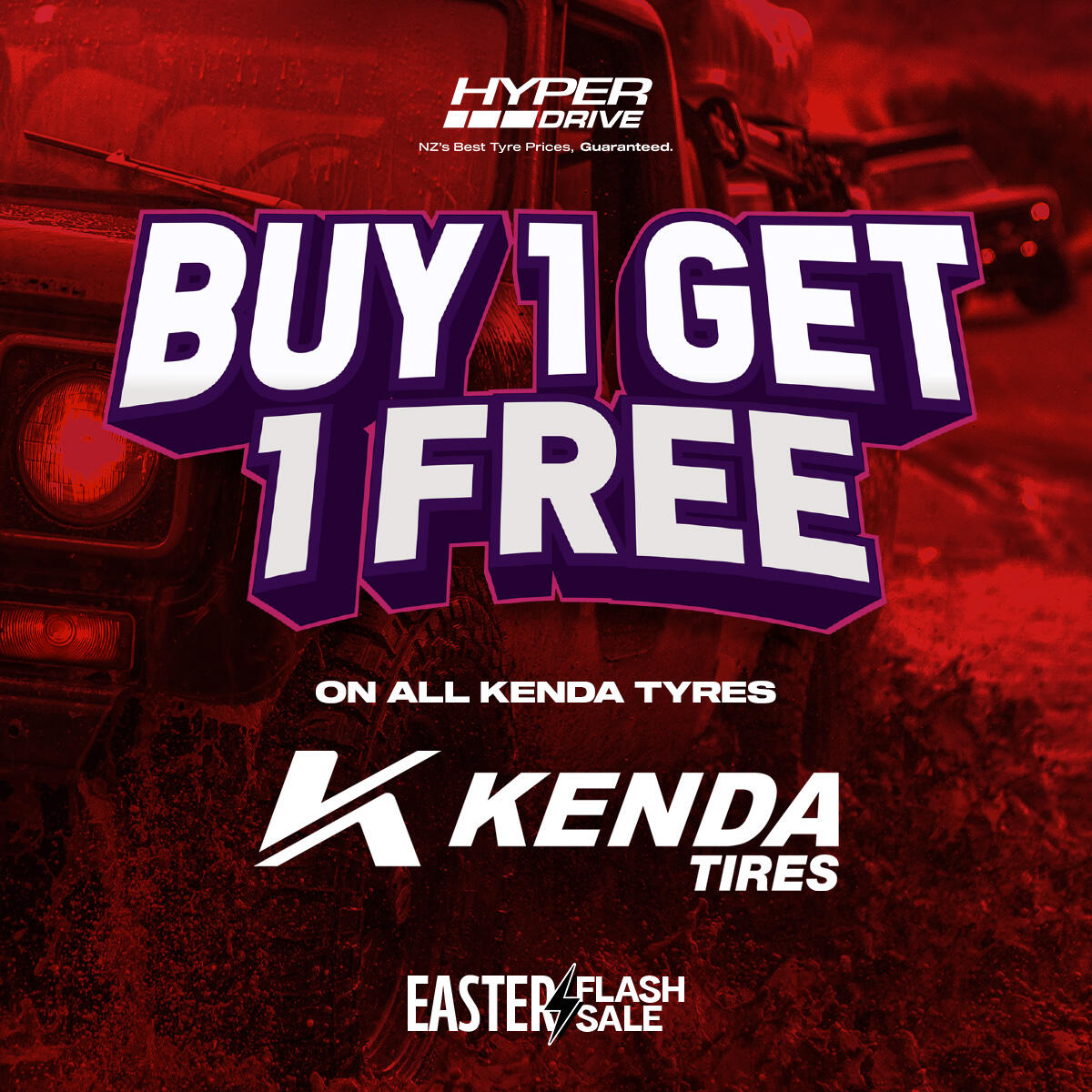 BUY 1 GET 1 FREE KENDA - EASTER FLASH SALE