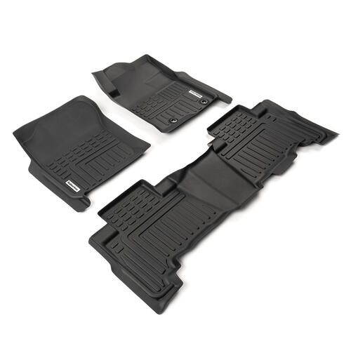 Deep Dish Rubber Floor Mats Toyota Landcruiser Prado (J150) 2012 ...