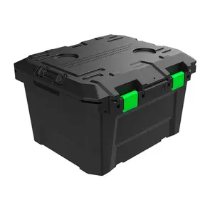 TRED OUTDOORS TRED GT STORAGE BOX 65L - MID - BLACK WITH GREEN