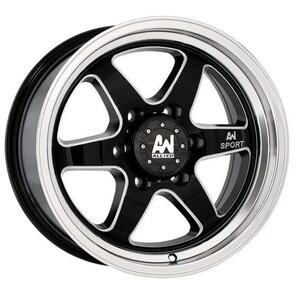 ALLIED WHEELS JET GLOSS BLACK MACHINED