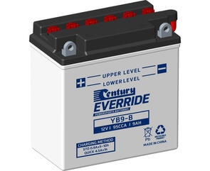 CENTURY BATTERY YB9-B EVERRIDE BATTERY