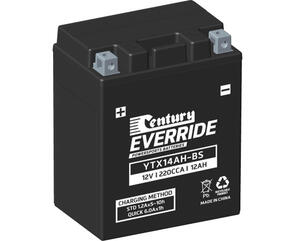 CENTURY BATTERY YTX14AH-BS EVERRIDE BATTERY