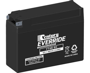 CENTURY BATTERY YT4B-BS EVERRIDE BATTERY