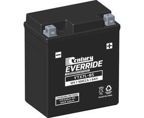 CENTURY BATTERY YTX7L-BS EVERRIDE BATTERY