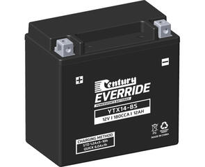 CENTURY BATTERY YTX14-BS EVERRIDE BATTERY