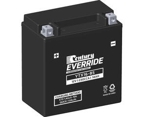 CENTURY BATTERY YTX16-BS EVERRIDE BATTERY