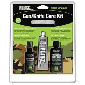 FLITZ KNIFE & GUN CARE KIT POLISH MATT CLEANER WAX & CLOTH