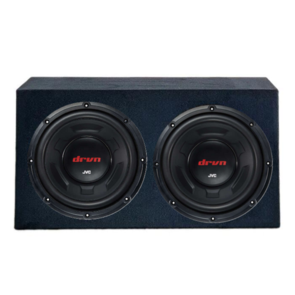 JVC DUAL SUBWOOFER PACKAGE | 12" CW-DR124 1800W + DUAL SEALED SUBWOOFER BOX