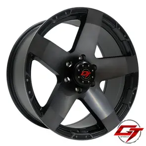 GT WHEELS REDBACK SATIN BLACK TINTED FACE