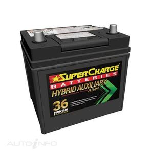 SUPERCHARGE HYBRID AUXILIARY | D23R-AGM BATTERY