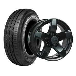 ADVANTI VULCAN 13X5 MATT BLACK WHEEL & TYRE DEAL