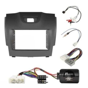 AERPRO FP8063GK DOUBLE DIN GREY INSTALL KIT HOLDEN COLORADO + ISUZU DMAX