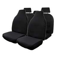 HYPER DRIVE CANVAS BLACK 4 PIECE SEAT COVER PACK