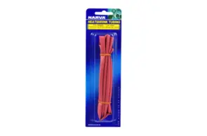 NARVA HEAT SHRINK RED 6.4MM X 1.2M