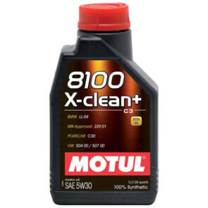 MOTUL 5W30 - 8100 X-CLEAN + - 1L (C3)