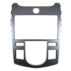 AERPRO DOUBLE DIN HEADUNIT MOUNTING FACIA SILVER KIA CERATO 2009-13