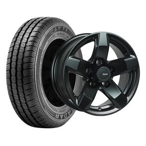 ADVANTI VULCAN 14X6 MATT BLACK WHEEL & TYRE DEAL