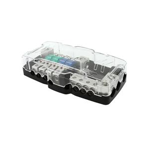 DNA 4-WAY MINI DISTRUBUTION BLOCK - 0/2/4 GAUGE INPUT TO 4/8 GAUGE OUTPUT