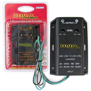 DNA 2 CH PASSIVE LINE OUTPUT CONVERTER AJUSTABLE LEVEL (HIGH TO LOW CONVERTER)