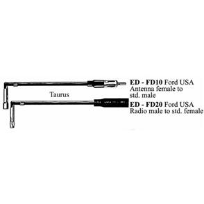 CONNECTS2 AERIAL ADAPTER LEAD FORD USA FEMALE TO STD MALE