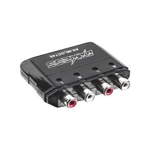 METRA 4 CH PASSIVE LINE OUTPUT CONVERTER MINI 80W SPEAKER TO RCA (HIGH TO LOW CONVERTER)