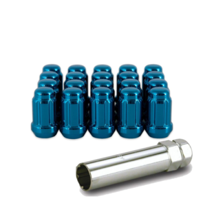 TORQ ELECTRIC BLUE | SPLINE WHEEL NUTS (20 PACK)