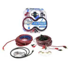 AERPRO BSX408 8 GAUGE 4 CHANNEL AMPLFIER WIRING KIT