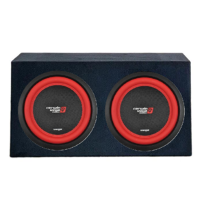 CERWIN VEGA DUAL SUBWOOFER PACKAGE | 12" V124DV2 1300W SUBWOOFER + DUAL SEALED SUBWOOFER BOX